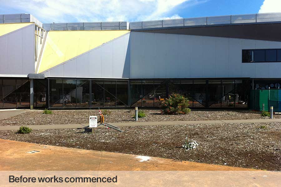Café at Deakin University Waurn Ponds Loaram Constructions